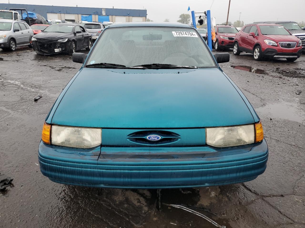 1993 Ford Escort Lx Green vin: 1FAPP14JXPW284026