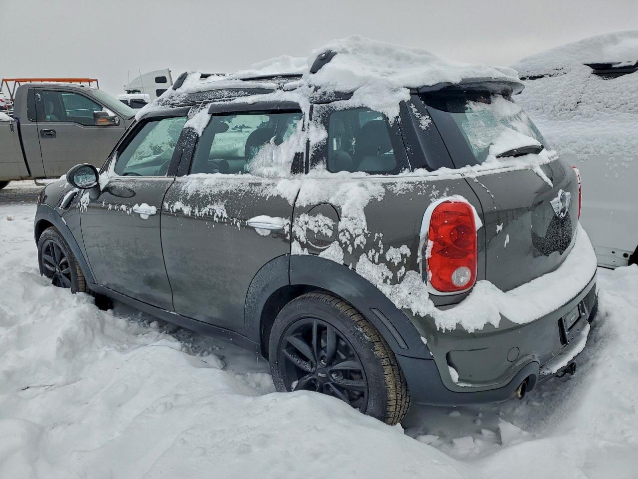 2014 Mini Cooper S Countryman Gray vin: WMWZC5C53EWP41523