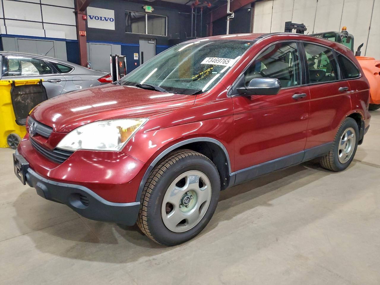 2008 Honda Cr-v Lx Red vin: JHLRE48318C040373