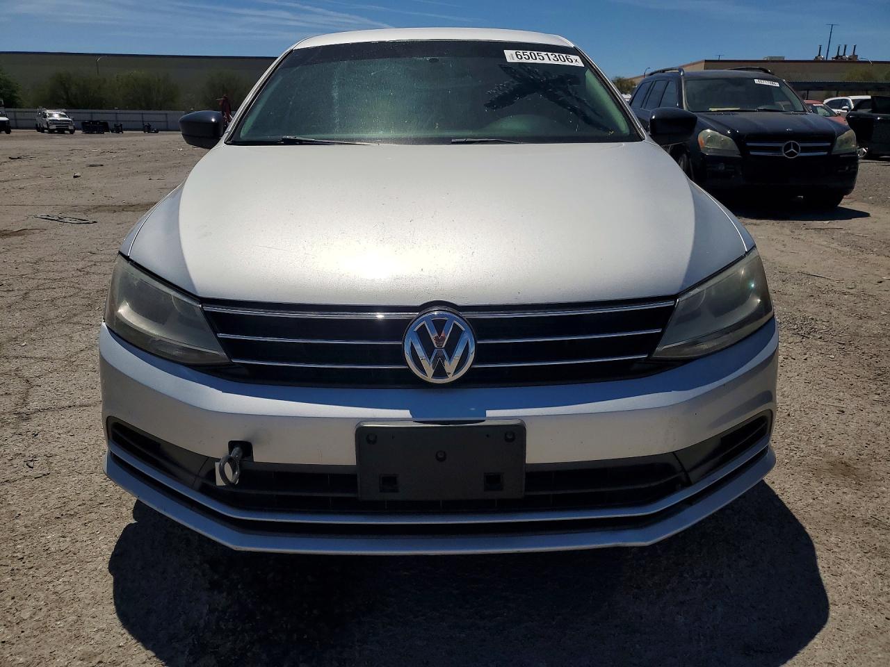 2015 Volkswagen Jetta Se Silver vin: 3VWD17AJ1FM296227