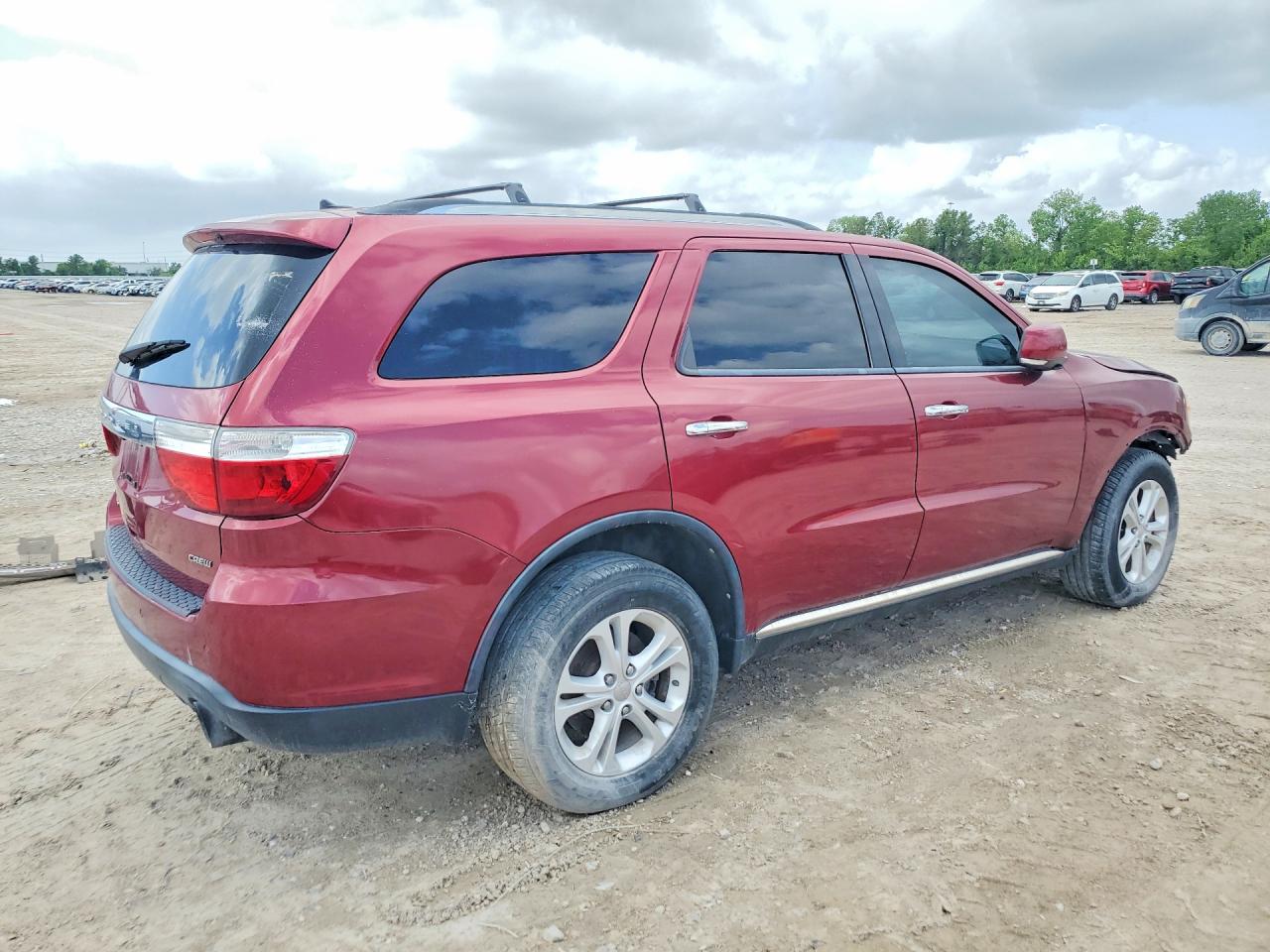 2013 Dodge Durango Crew Burgundy vin: 1C4SDJDT5DC565632