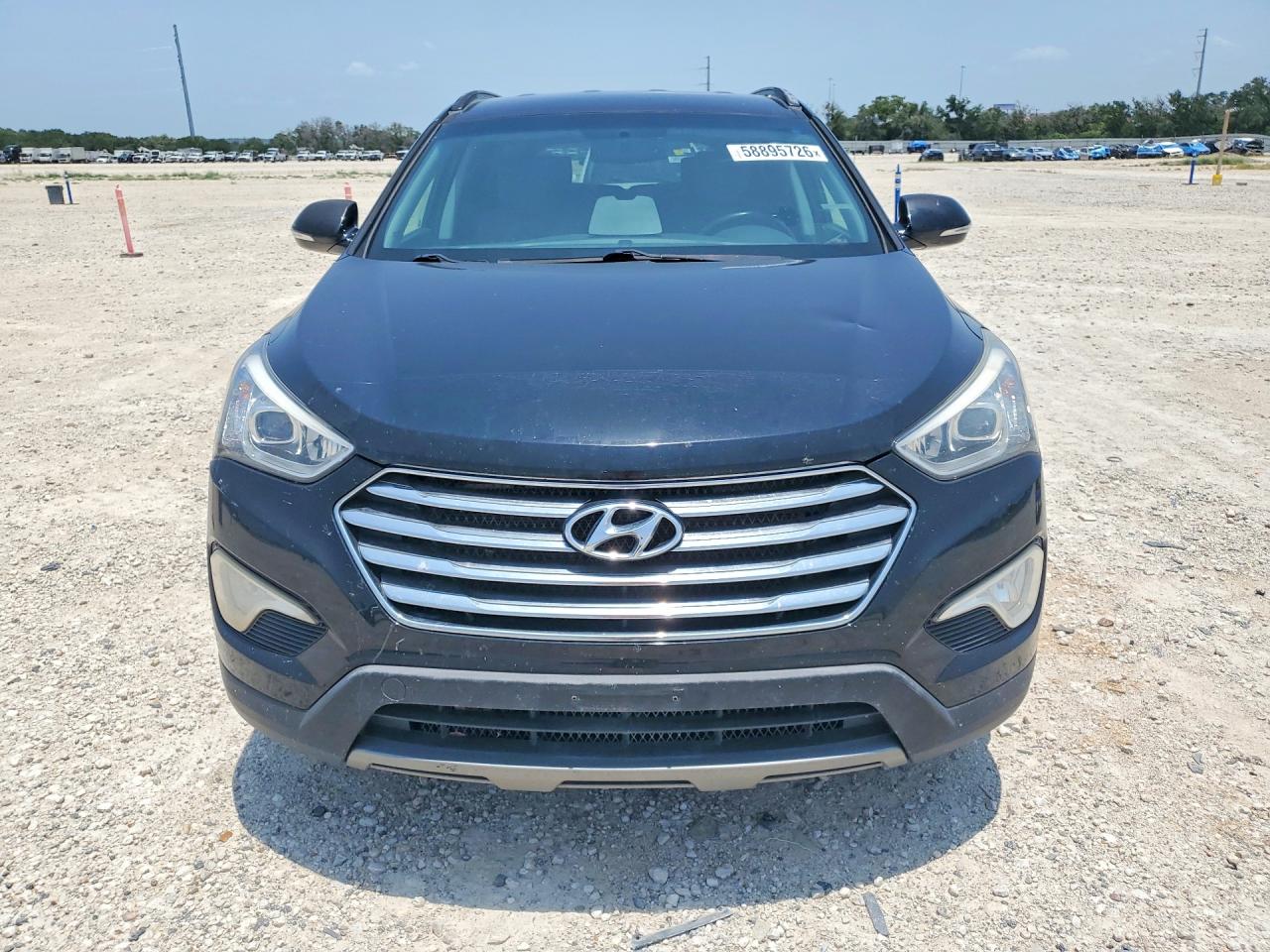 2014 Hyundai Santa Fe Gls Black vin: KM8SNDHF9EU048828