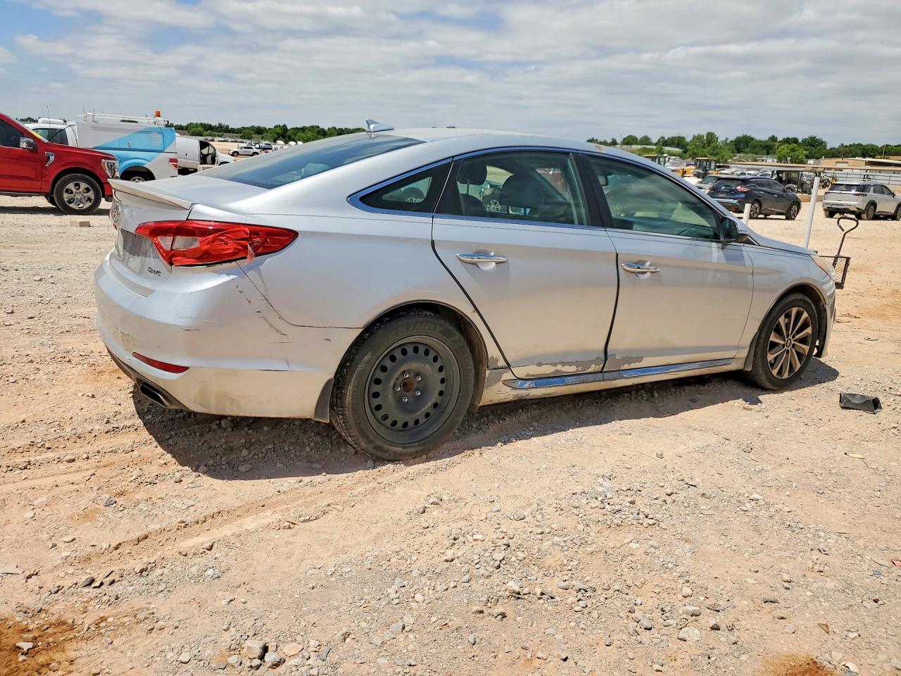 2015 Hyundai Sonata Sport Silver vin: 5NPE34AF4FH114795