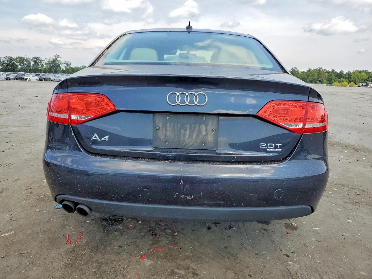 2012 Audi A4 Premium Black vin: WAUDFAFL6CA115107