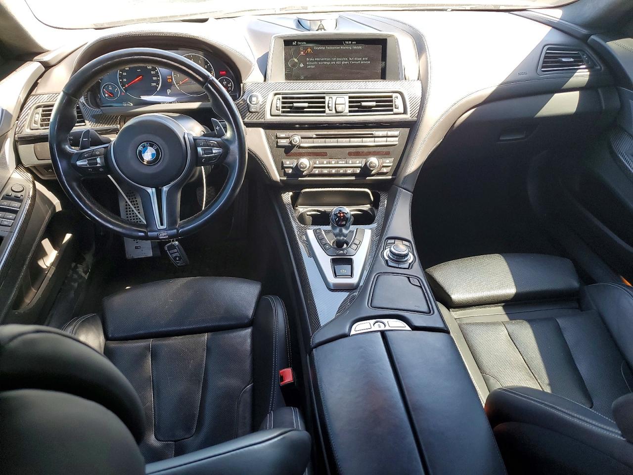 2014 Bmw M6 Gran Coupe Black vin: WBS6C9C58EDV73914