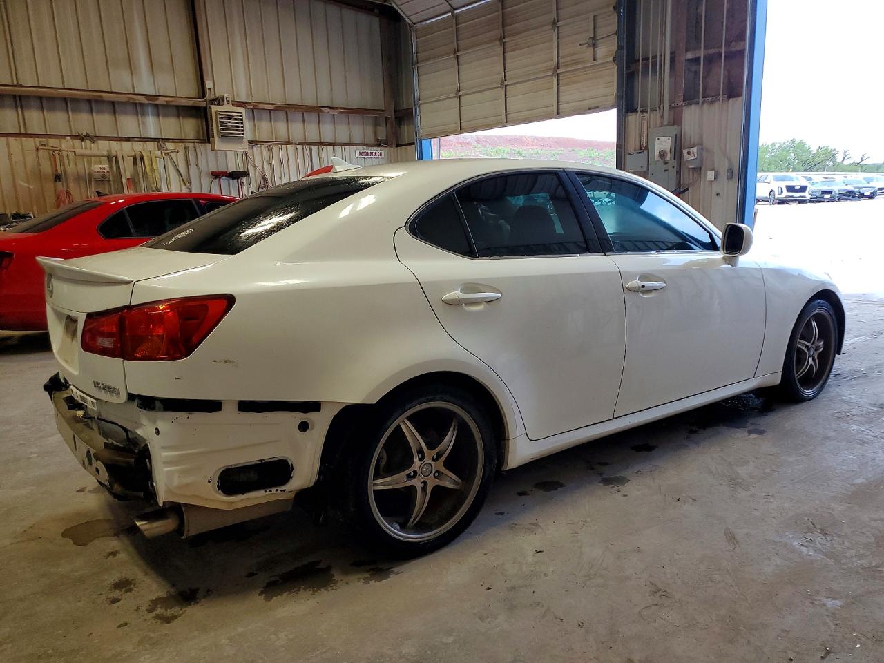 2008 Lexus Is 250 White vin: JTHBK262685080537