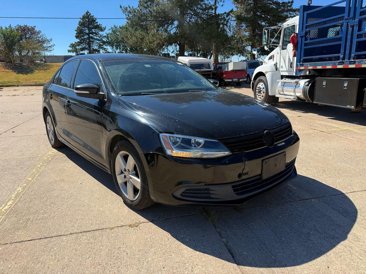 2012 Volkswagen Jetta Tdi Черный vin: 3VWLL7AJ1CM412382