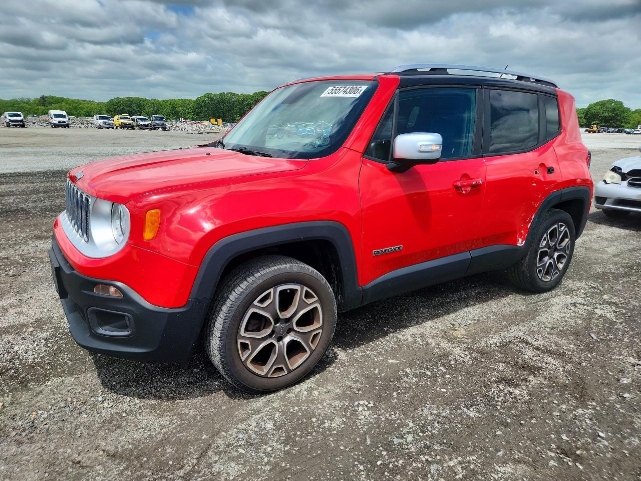 2015 Jeep Renegade Limited Красный vin: ZACCJBDT9FPB39928