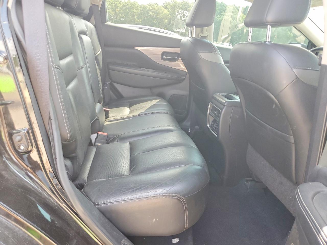 2015 Nissan Murano Sl Black vin: 5N1AZ2MGXFN240936