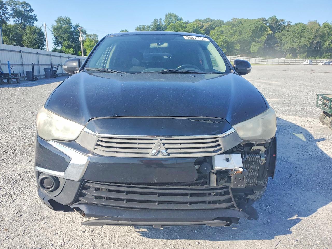 2017 Mitsubishi Outlander Sport Es Black vin: JA4AP3AU5HZ012861