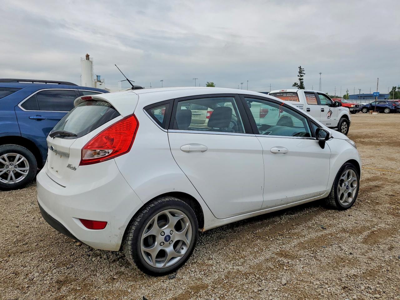 2012 Ford Fiesta Ses White vin: 3FADP4FJ8CM102156