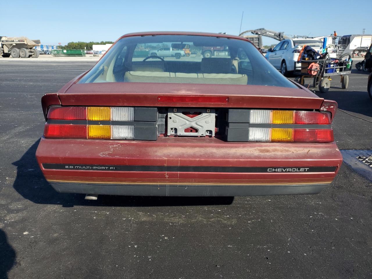 1987 Chevrolet Camaro Красный vin: 1G1FP21S0HN124536