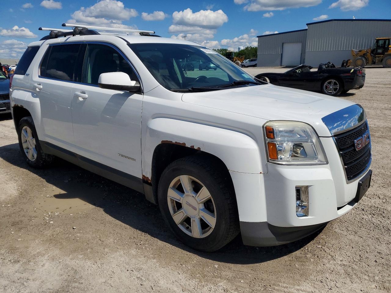 2013 Gmc Terrain Slt White vin: 2GKFLVEK0D6427804