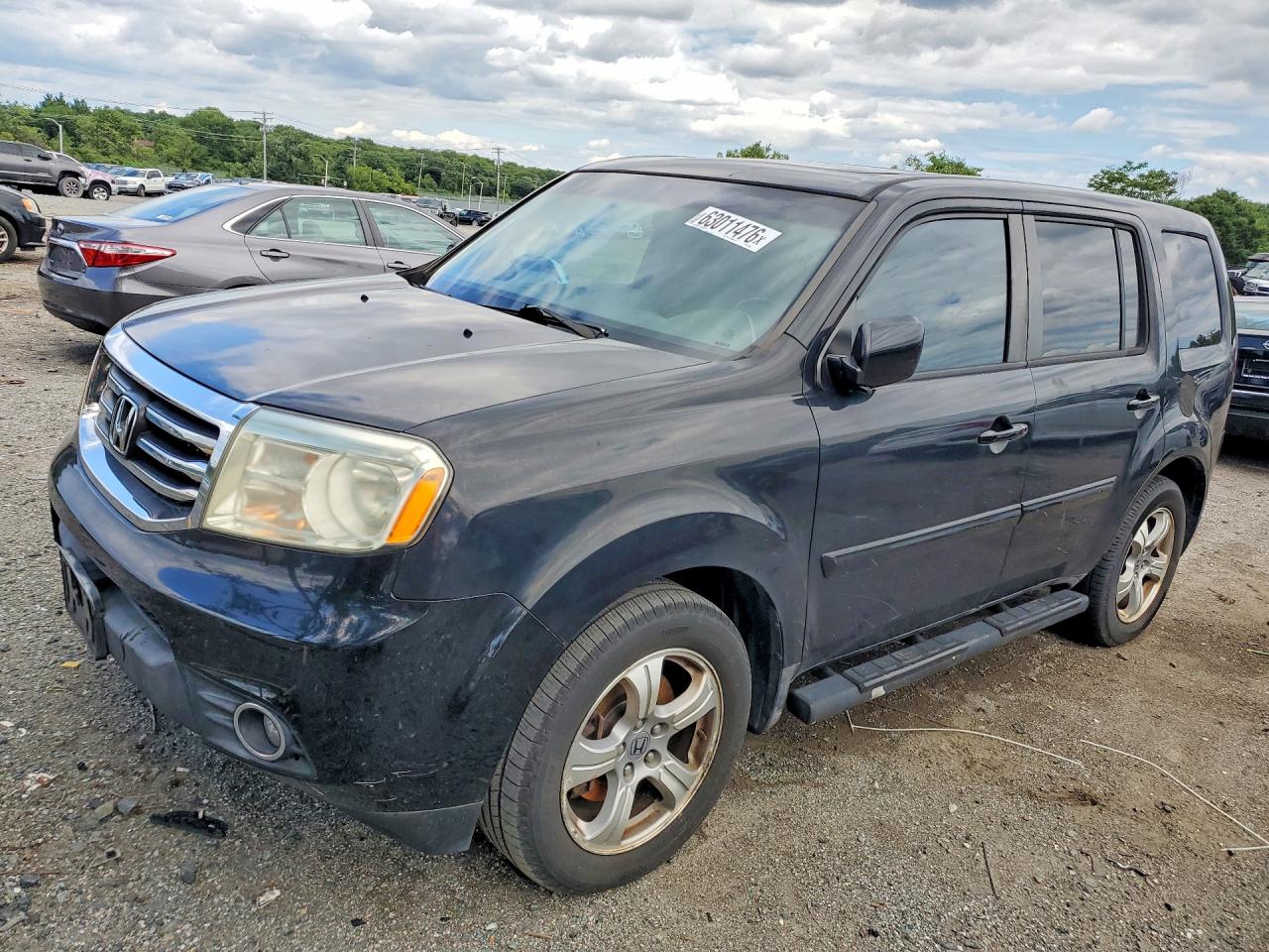 2012 Honda Pilot Exl Black vin: 5FNYF4H59CB010380