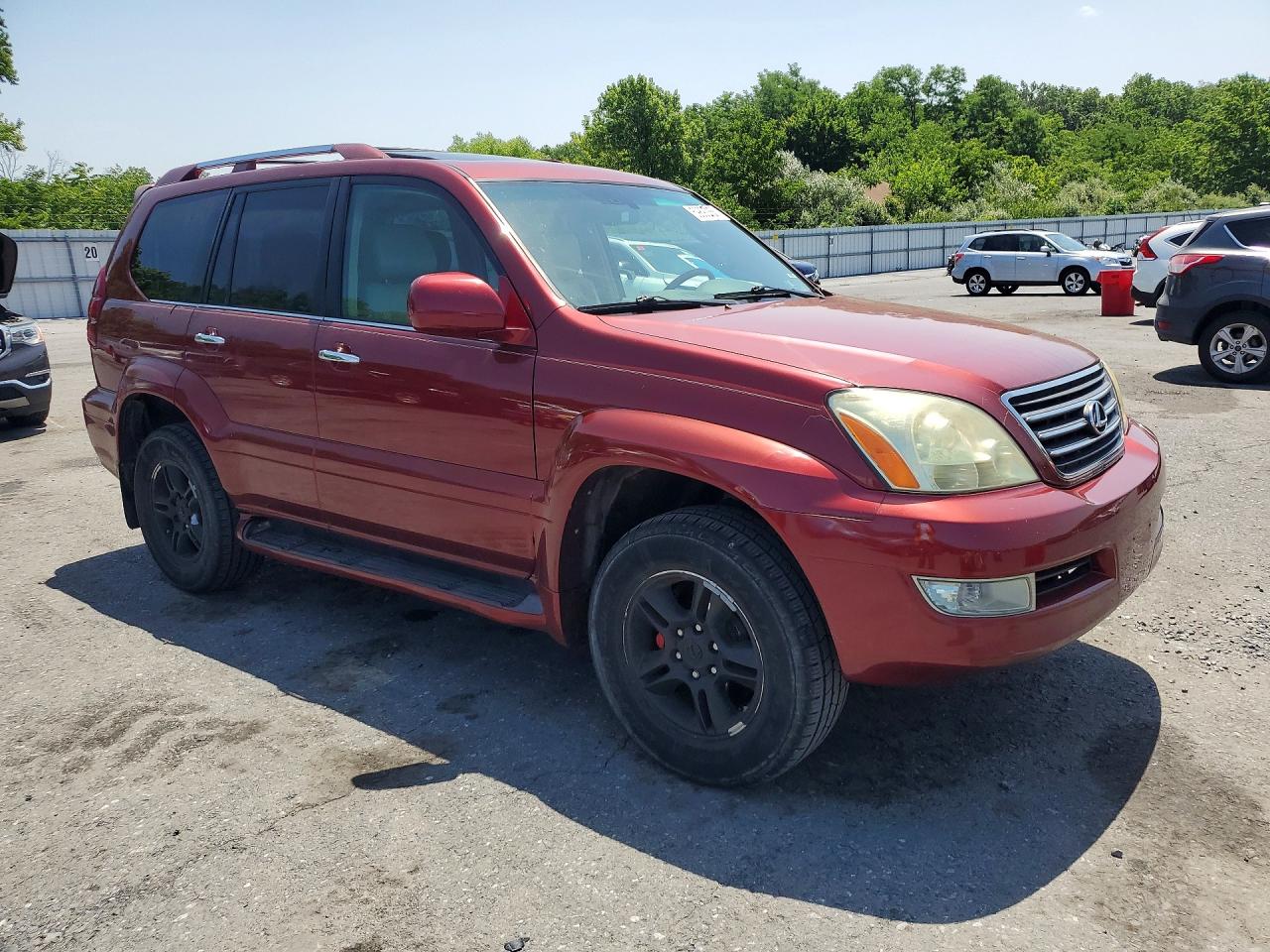 2008 Lexus Gx 470 Red vin: JTJBT20X180160065