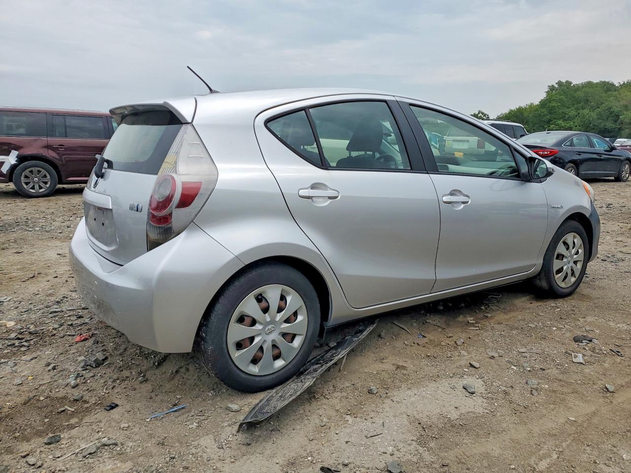 2012 Toyota Prius C Two Silver vin: JTDKDTB34C1014973