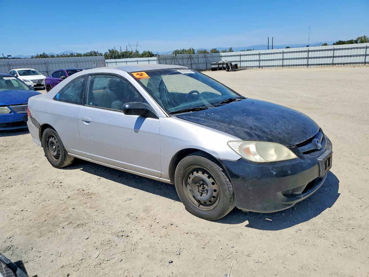 2005 Honda Civic Lx Silver vin: 1HGEM22525L072565