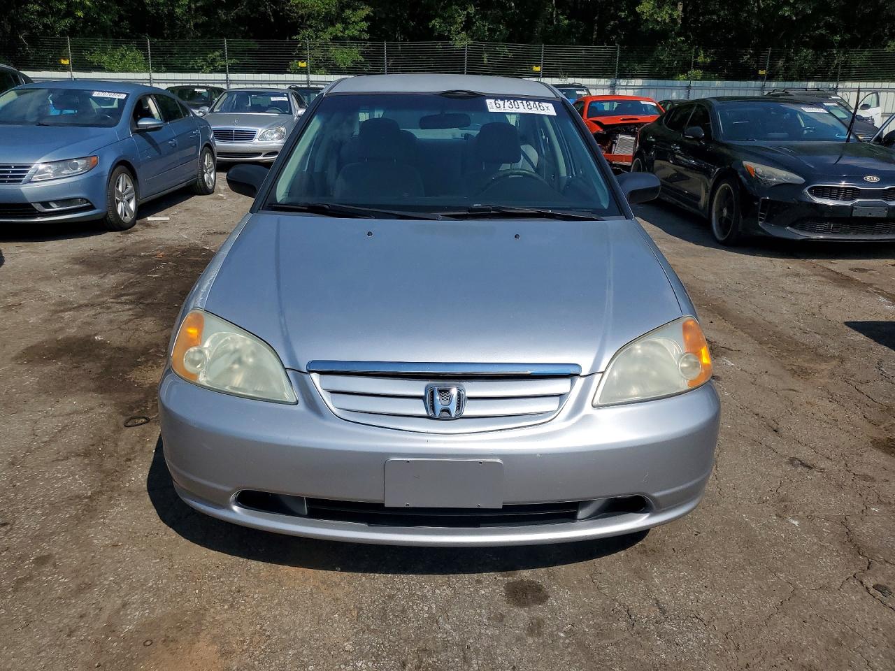2002 Honda Civic Lx Серебряный vin: 2HGES16652H521717