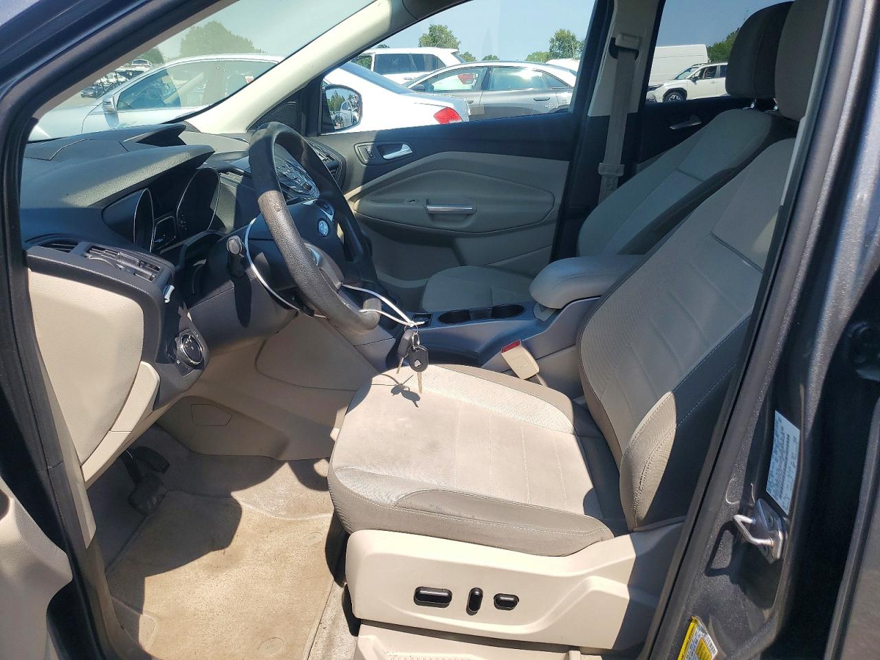 2014 Ford Escape Se Gray vin: 1FMCU0GX0EUC48474