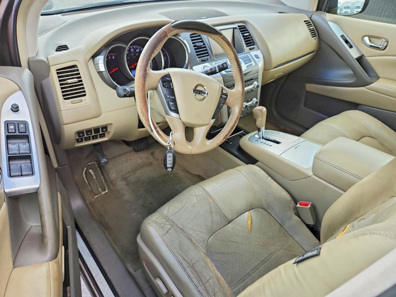 2012 Nissan Murano S Brown vin: JN8AZ1MW9CW232830