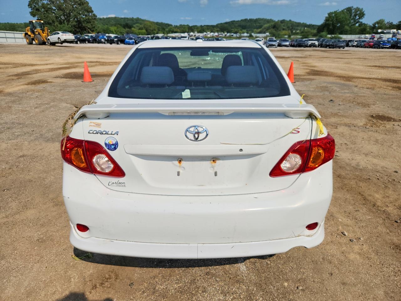 2010 Toyota Corolla S White vin: 2T1BU4EE4AC402068