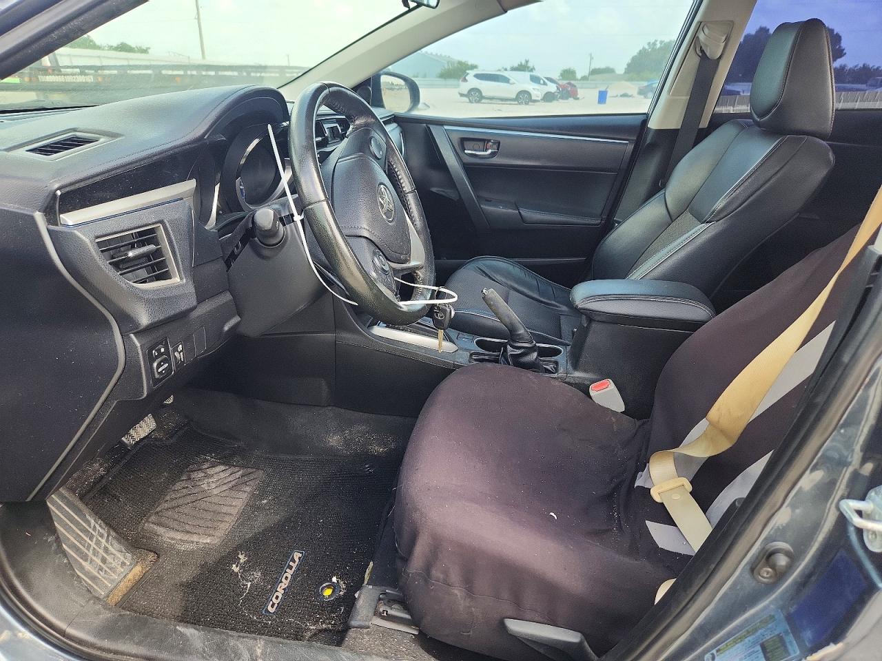 2014 Toyota Corolla S Синий vin: 5YFBURHE9EP134391