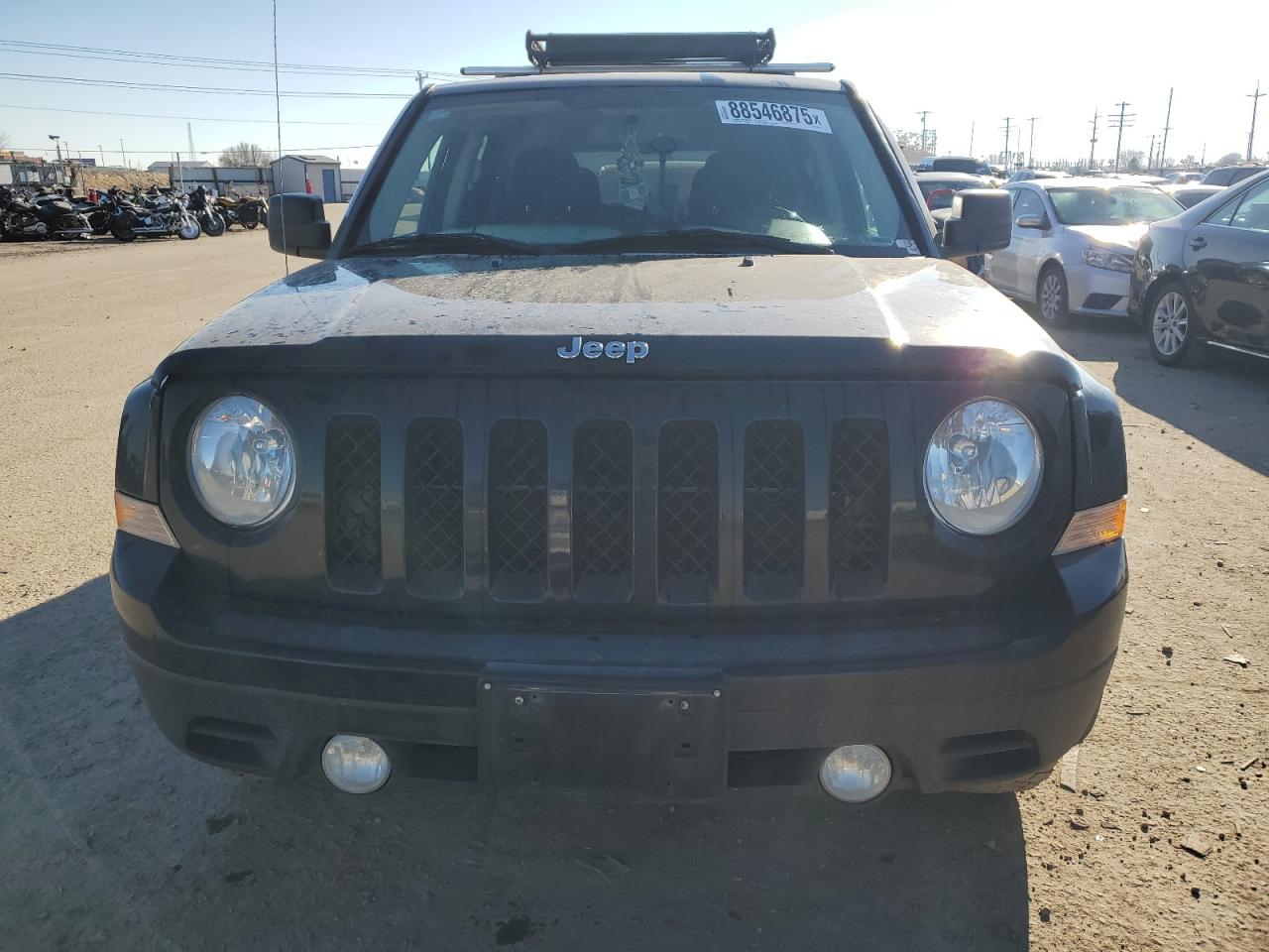 2017 Jeep Patriot Latitude Черный vin: 1C4NJRFB1HD175524