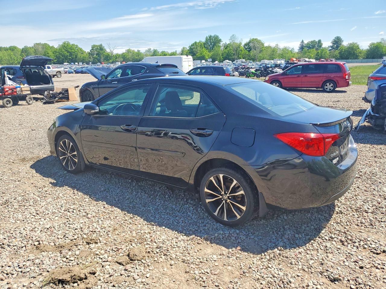 2017 Toyota Corolla Se Black vin: 2T1BURHE1HC945798