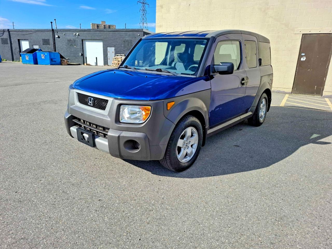 2005 Honda Element Ex Blue vin: 5J6YH18655L800173