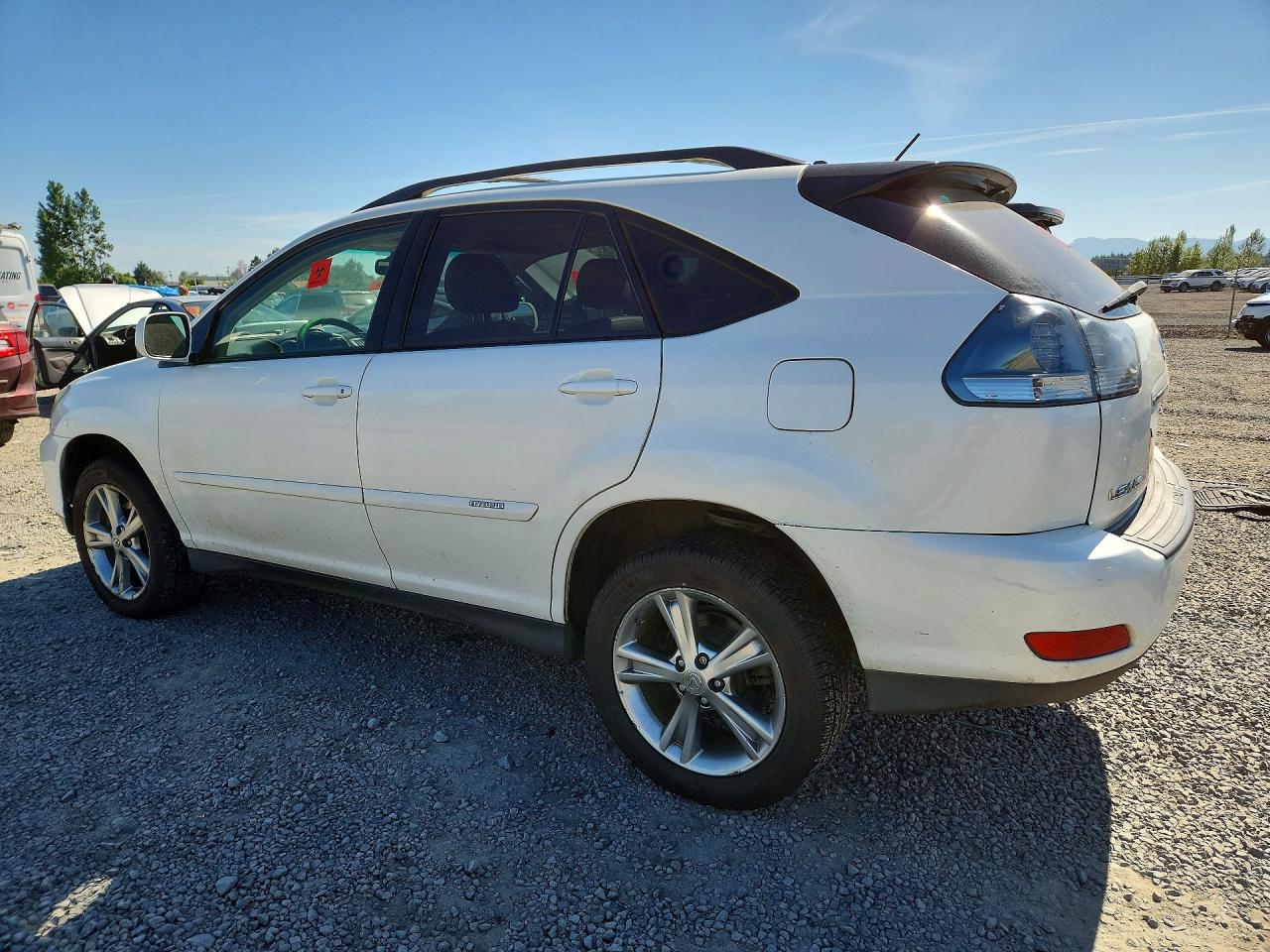 2007 Lexus Rx 400h White vin: JTJHW31U772033142