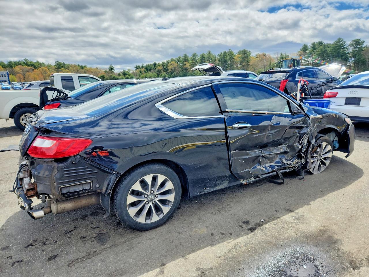 2015 Honda Accord Exl Black vin: 1HGCT1B80FA010710