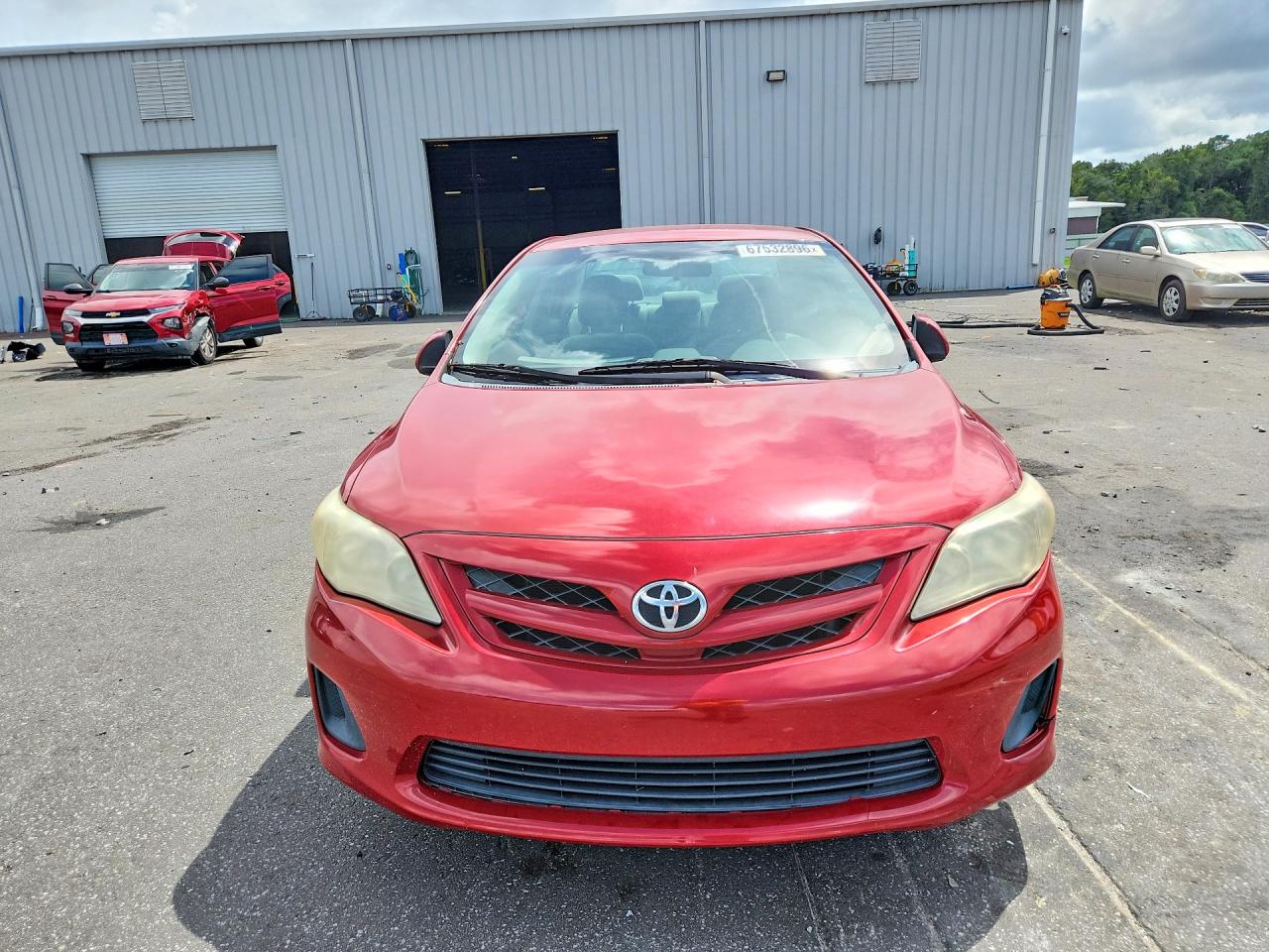 2013 Toyota Corolla L Red vin: 2T1BU4EE4DC964346