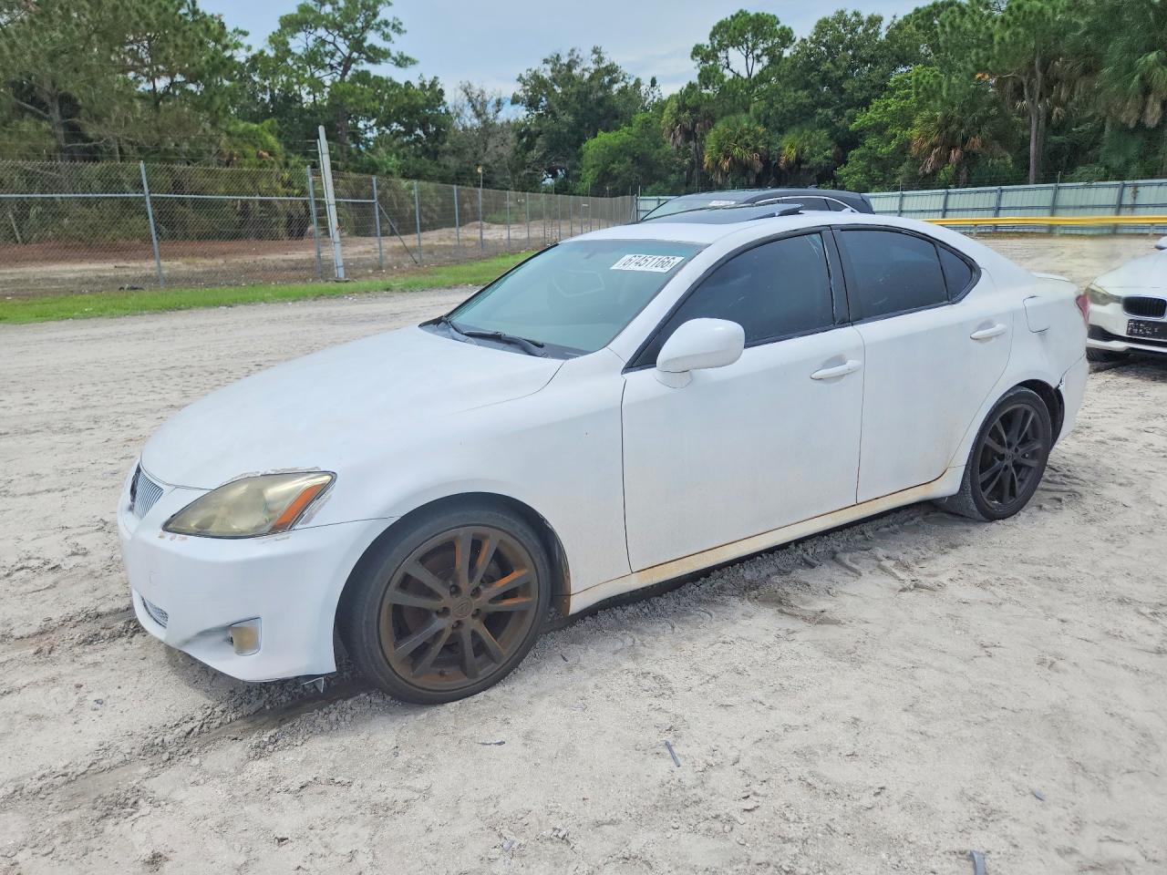 2007 Lexus Is 250 Base Белый vin: JTHBK262372053070