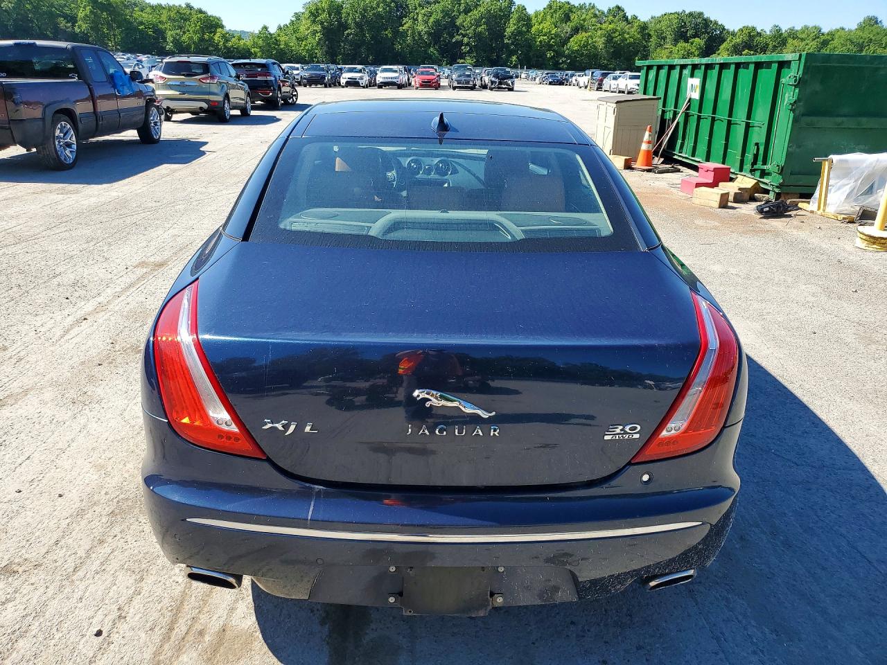 2013 Jaguar Xjl Portfolio Blue vin: SAJWJ2GD9D8V50429