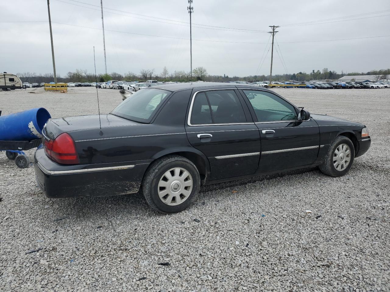 2005 Mercury Grand Marquis Ls Black vin: 2MEFM75W25X627343