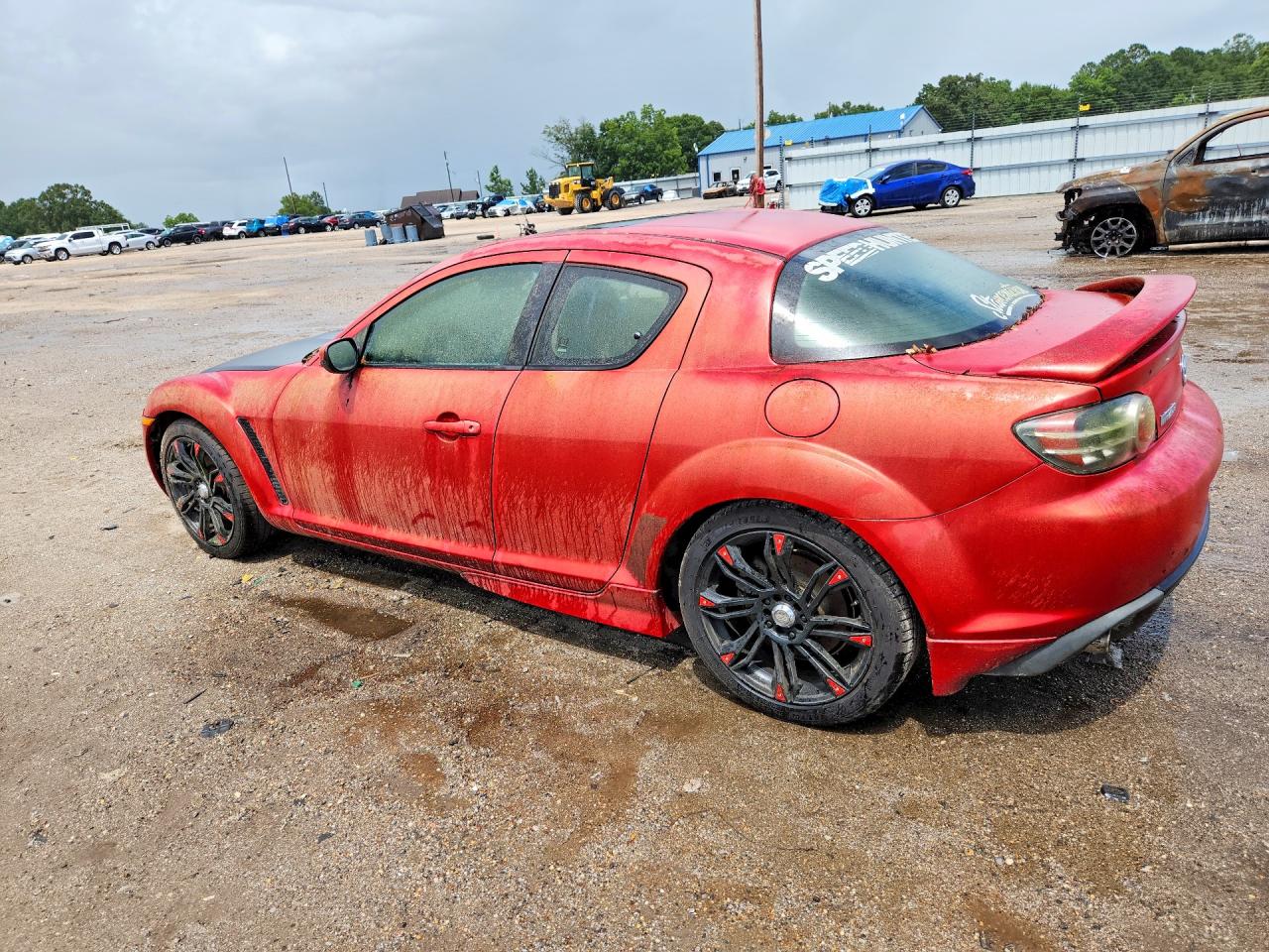 2004 Mazda Rx8 Red vin: JM1FE173X40140175