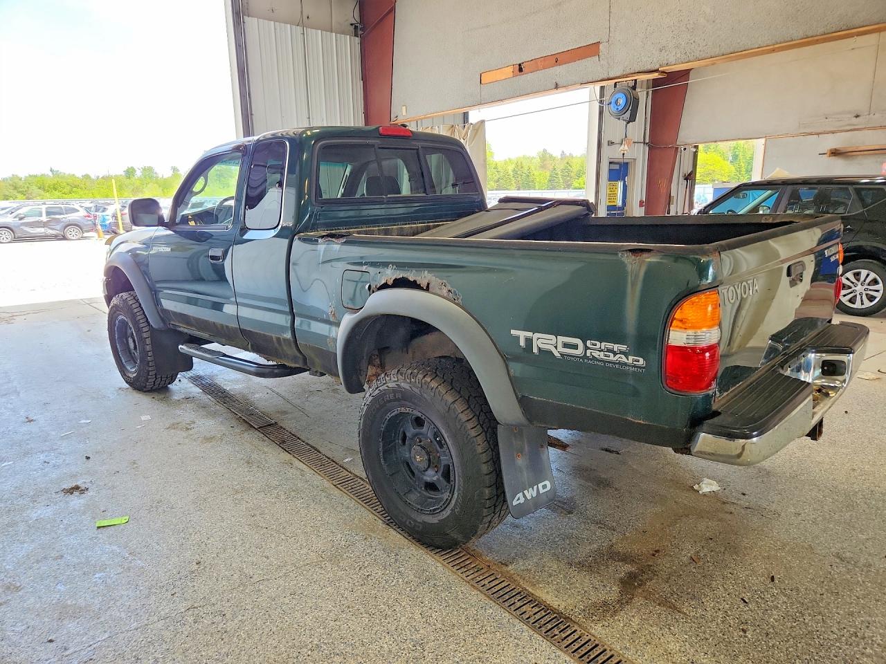 2003 Toyota Tacoma Xtracab Green vin: 5TEWN72N93Z238544