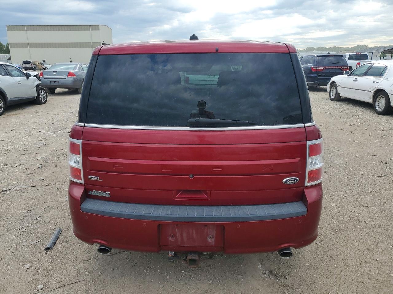 2013 Ford Flex Sel Red vin: 2FMGK5C86DBD32242