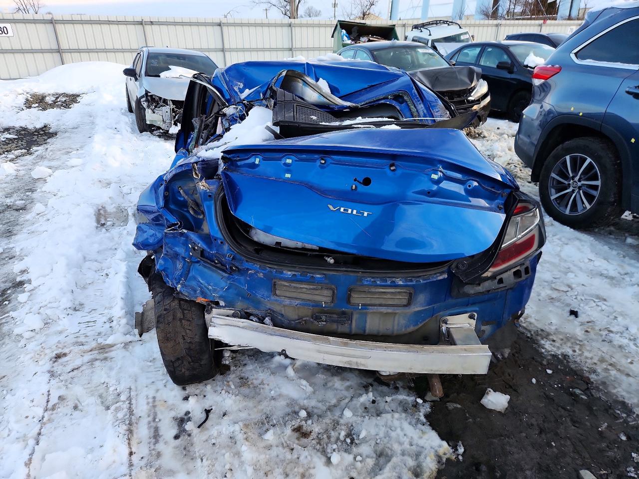 2017 Chevrolet Volt Lt Синий vin: 1G1RA6S55HU213989