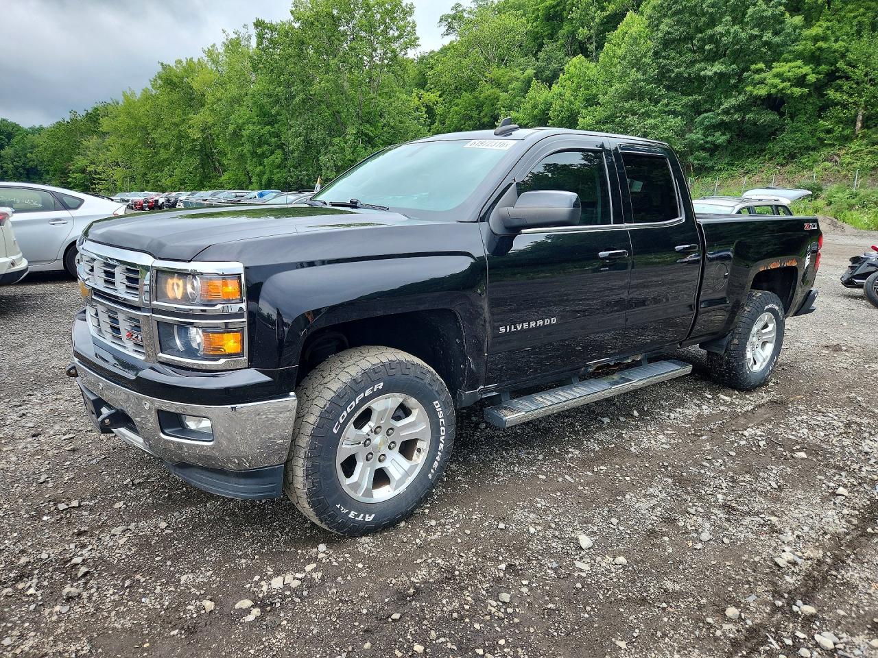 2015 Chevrolet Silverado K1500 Ltz Black vin: 1GCVKSEC5FZ277651