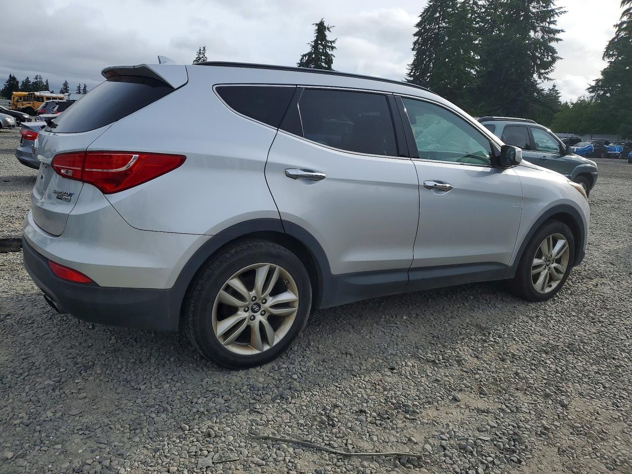 2015 Hyundai Santa Fe Sport 2.0t Silver vin: 5XYZWDLA0FG289742