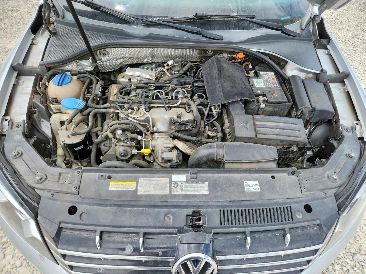 2014 Volkswagen Passat Sel Silver vin: 1VWCN7A32EC039966