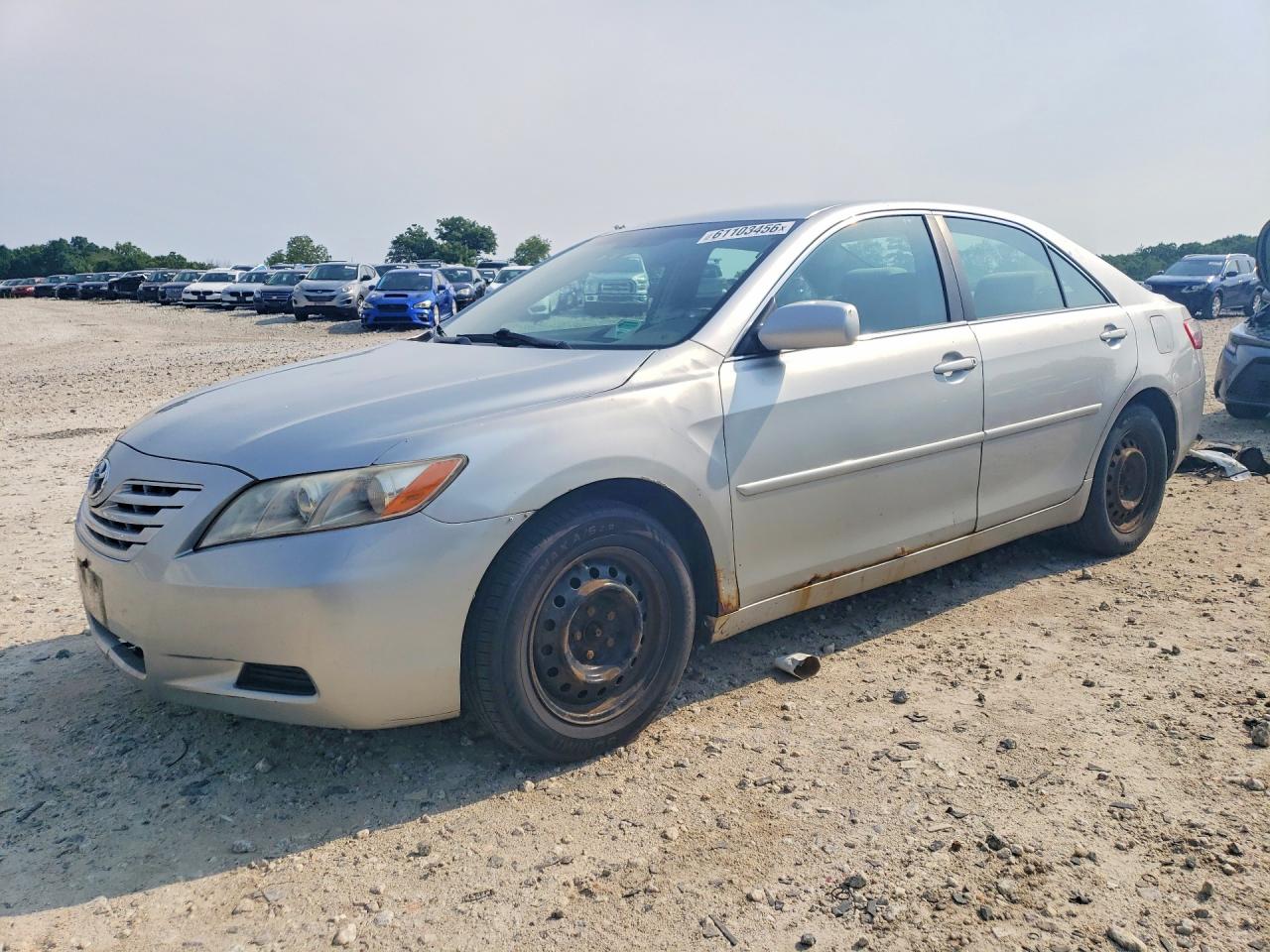 2007 Toyota Camry Ce Silver vin: 4T1BE46K87U646492