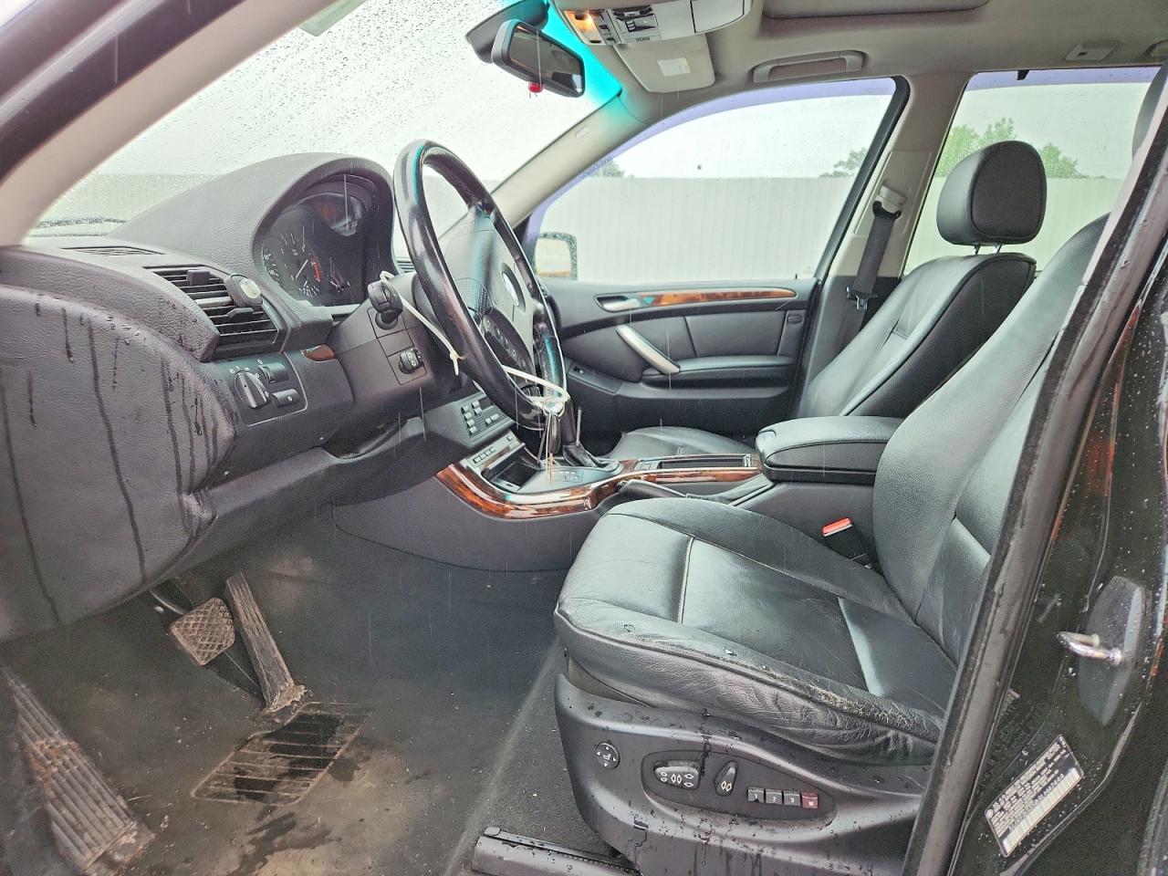 2003 Bmw X5 4.4i Black vin: 5UXFB33583LH47444
