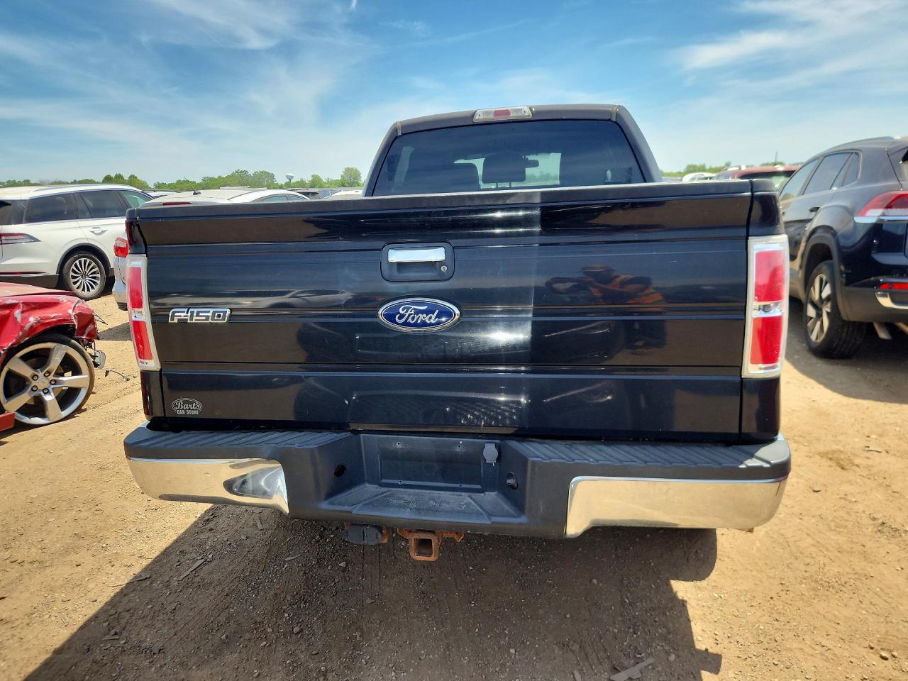 2012 Ford F150 Supercrew Black vin: 1FTFW1ET6CKE10926