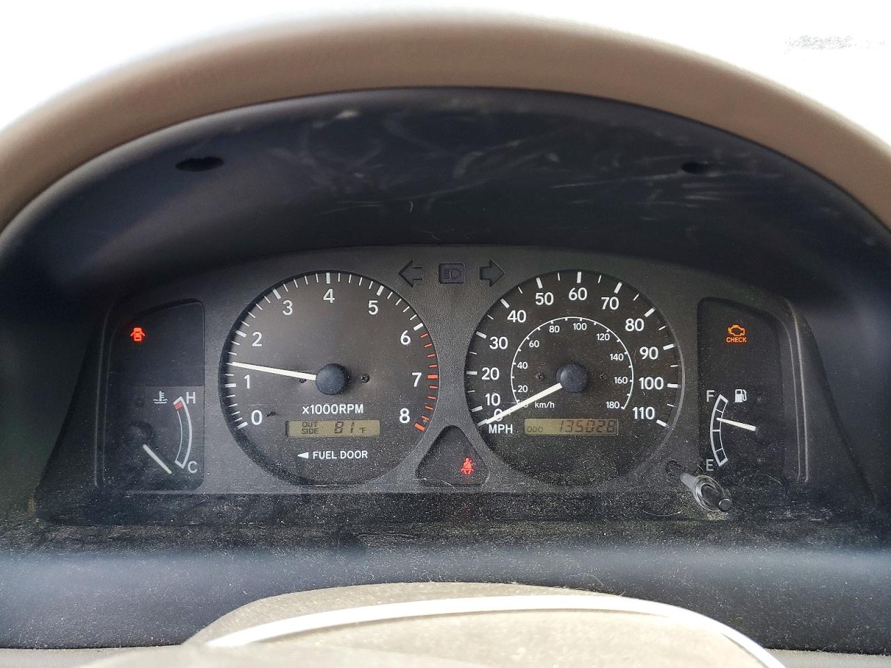 2001 Toyota Corolla Le Золотой vin: 1NXBR12E41Z470115