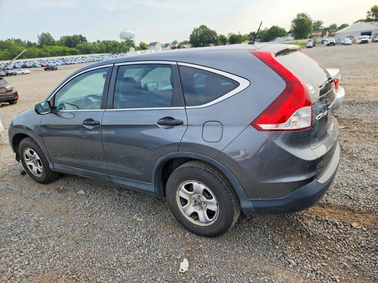 2014 Honda Cr-v Lx Gray vin: 5J6RM4H36EL059586
