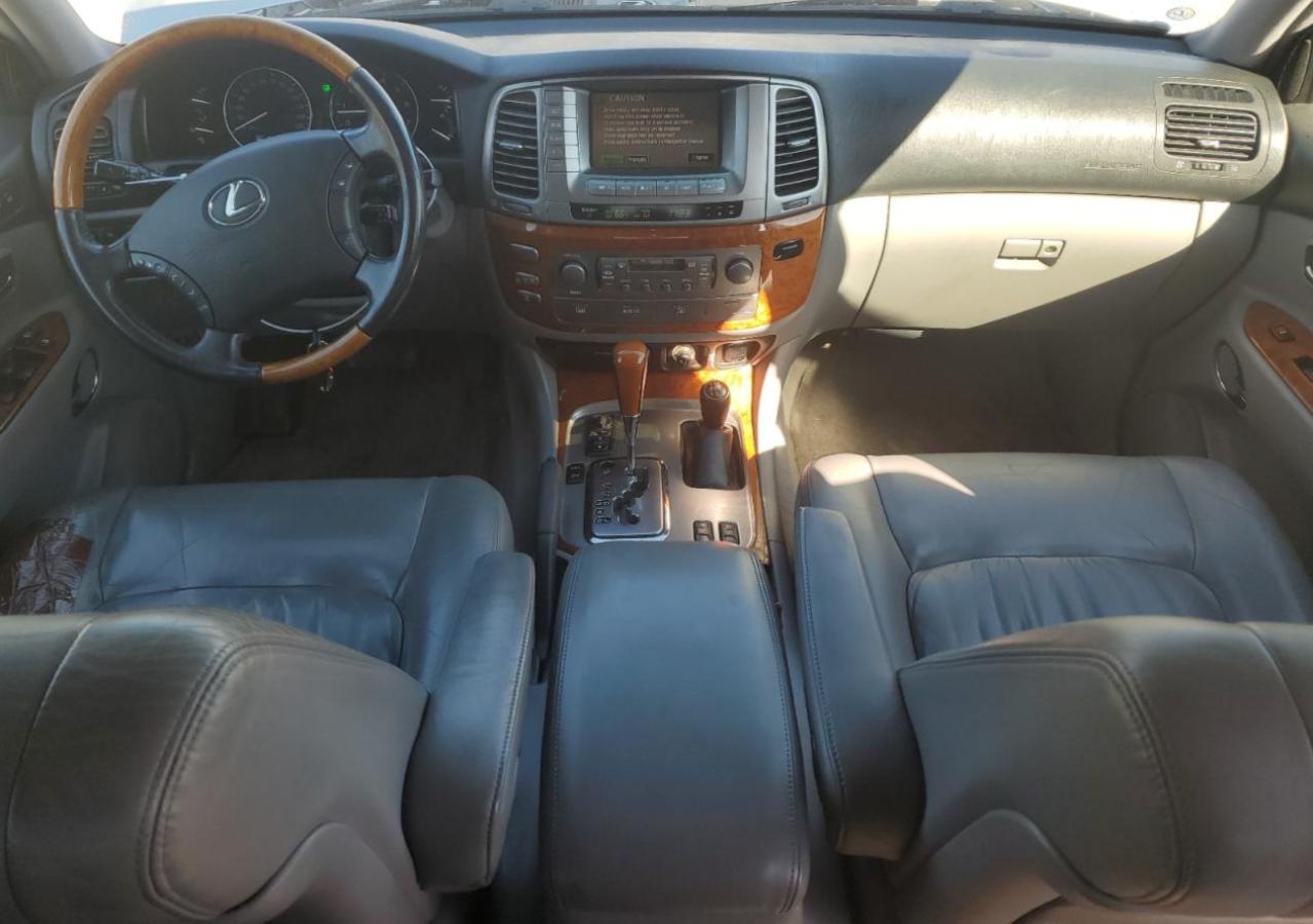 2006 Lexus Lx 470 Silver vin: JTJHT00W764012157