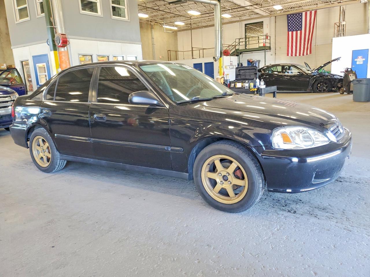 1999 Honda Civic Lx Black vin: 2HGEJ6575XH551222