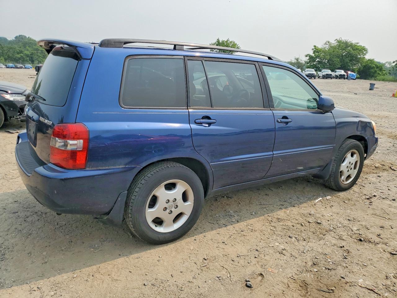 2006 Toyota Highlander Limited Blue vin: JTEDP21A860093838